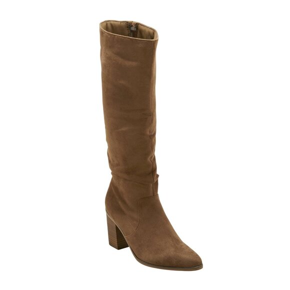 Universal Thread Shoes - NWT Universal Thread Womens Faux Suede Junie Tall Boots 90975015 Taupe Brown 8M